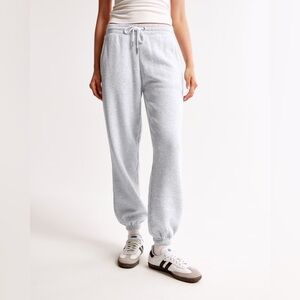 Heather Gray Jogger Sweatpants Drawstring Elastic Waist Lounge Pants✨